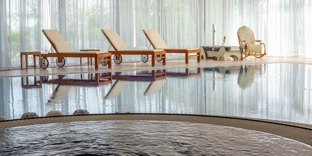 Lieu de thalasso lors d'une cure thermale pour senior