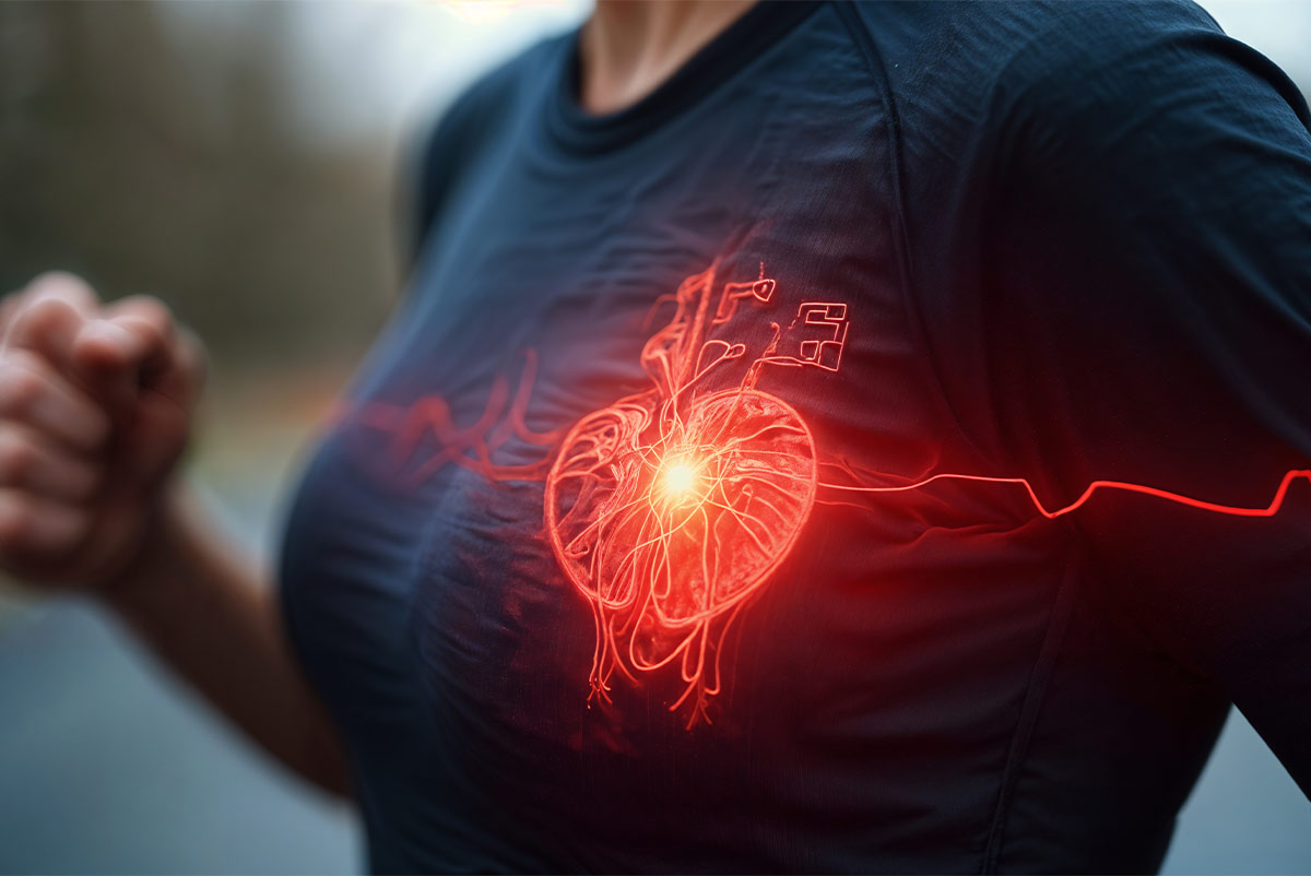Décompensation cardiaque chez une femme en mouvement