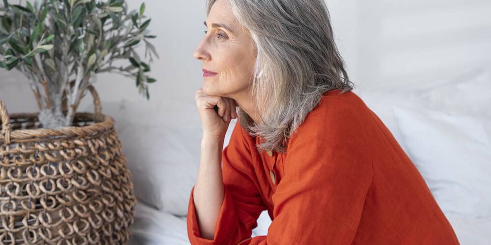 Femme en fin de ménopause